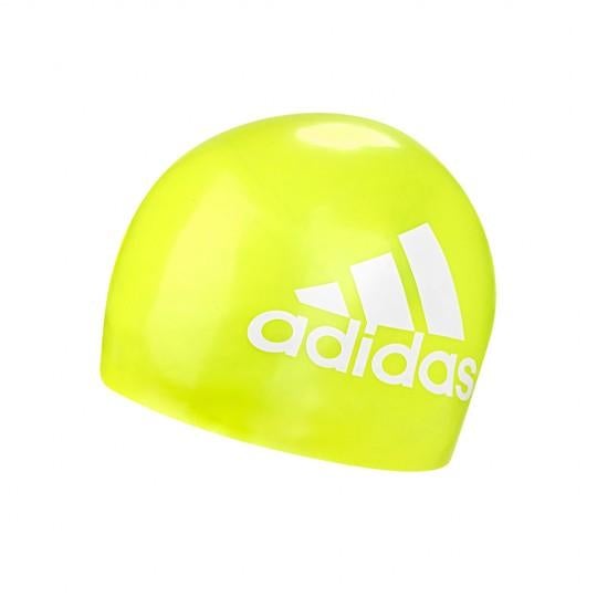 Adidas Silicone Graphic Swim Cap - Yellow/White - NZ Cricket Store