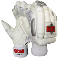BDM All White Batting Gloves- Adults - NZ Cricket Store