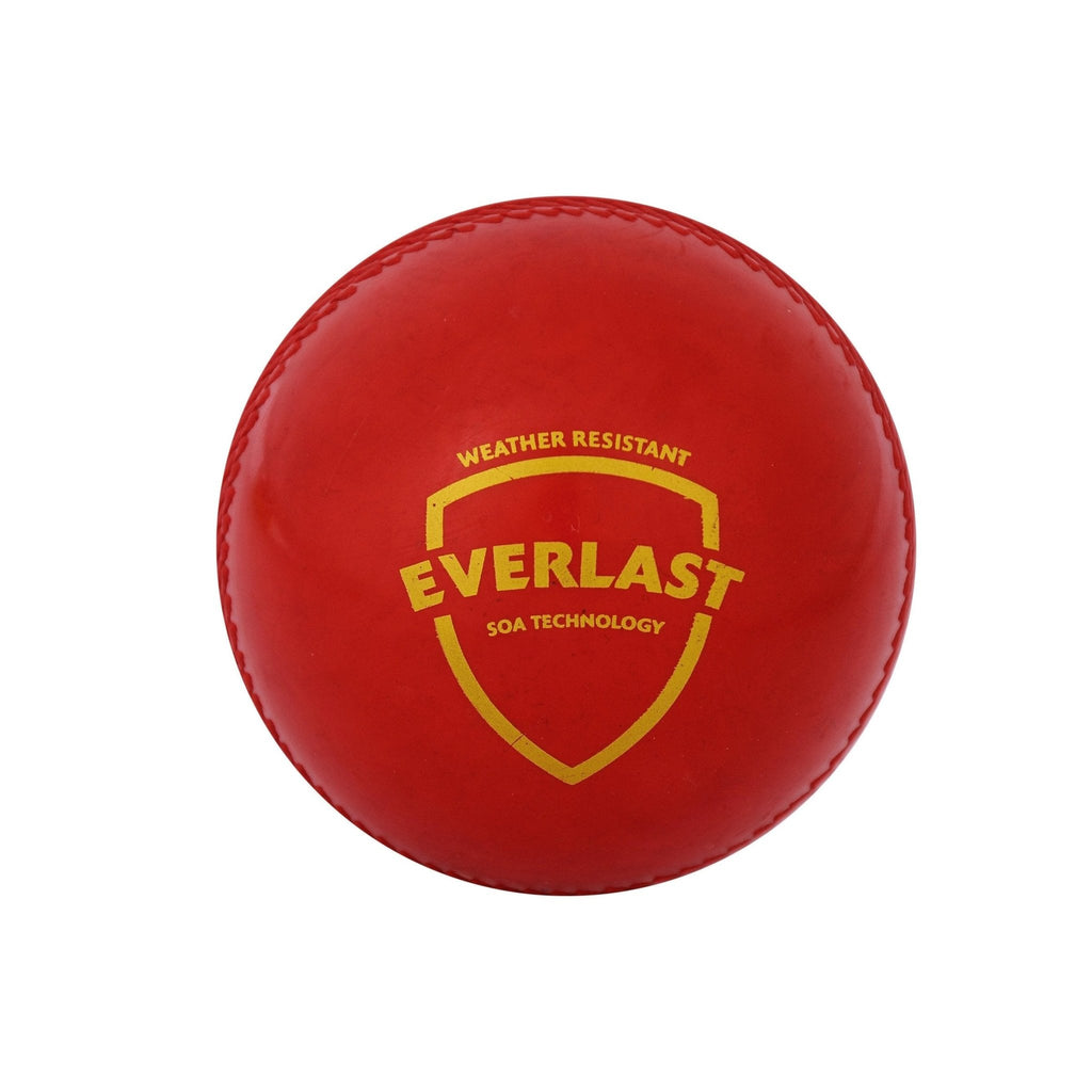 SG Everlast synthetic weatherproof polyurethane Cricket Ball (Red) - NZ Cricket Store