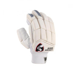 SG Litevate White Cricket Batting Gloves - NZ Cricket Store